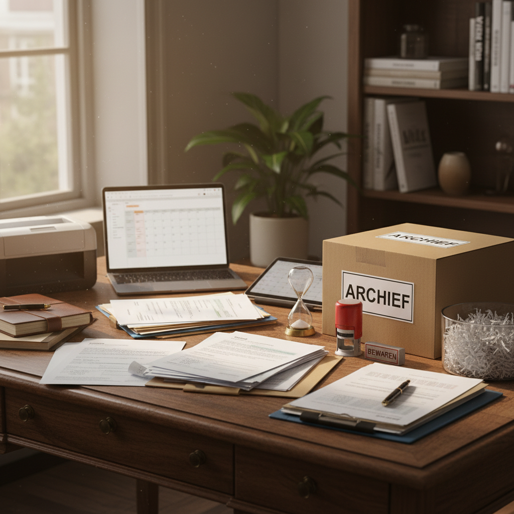 Wat moet je bewaren voor je administratie — en hoe lang? – BoekhoudXpert